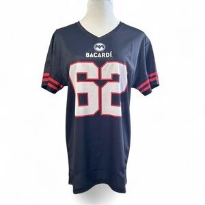 NWOT Bacardi, NFL style jersey unisex size medium